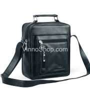 Stylish & Unique New Messenger leather Bag (273-Black)