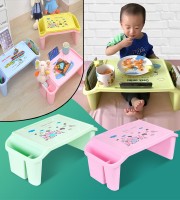 Children's Study Table Baby Snack Table Storage Box, Writing Plastic Table